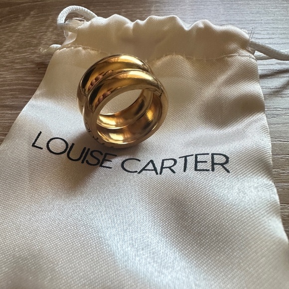 BNWT Birdie Stack Ring - Gold Size 6 - Picture 4 of 5